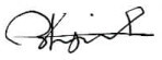 A signature